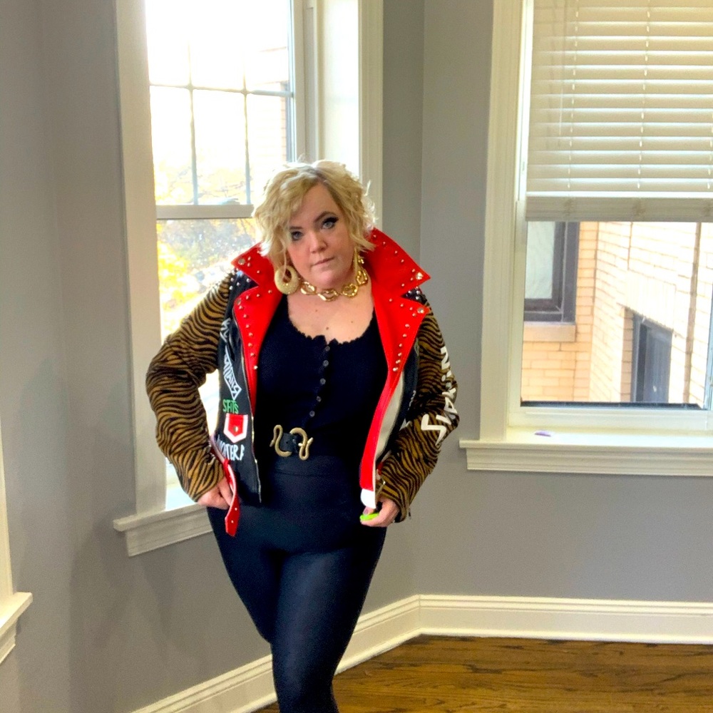 Minor Threat Faux Leather Jacket